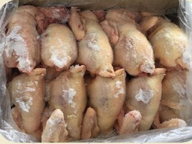 Giá gà không đầu, không chân nhập khẩu khác gà Việt ra sao?