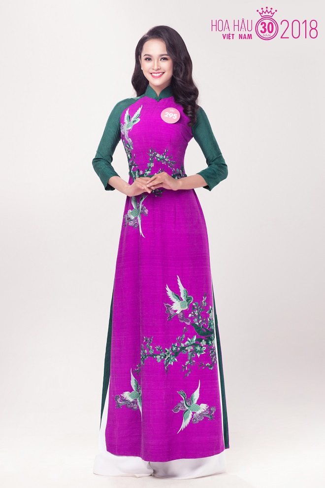 Thí sinh Hoa hậu Việt Nam (miền Bắc) mặc áo dài thanh lịch - 3