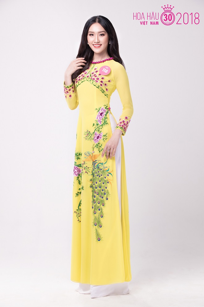 Thí sinh Hoa hậu Việt Nam (miền Bắc) mặc áo dài thanh lịch - 8