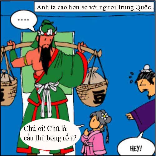 Truyện tranh Tam quốc hài &#40;3&#41;: Quan Vũ là cầu thủ bóng rổ? - 5