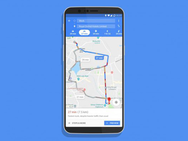 Công nghệ thông tin - Google Maps đã hỗ trợ phương tiện di chuyển phổ biến nhất của người Việt