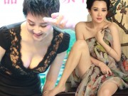 "Thánh cô" Hứa Tình lả lơi quyến rũ bất chấp tuổi U50