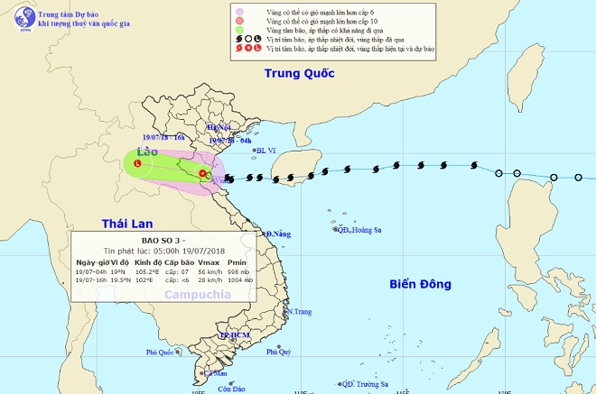 Diễn biến mới nhất cơn bão số 3 sau khi đổ bộ Thanh Hoá, Nghệ An - 1