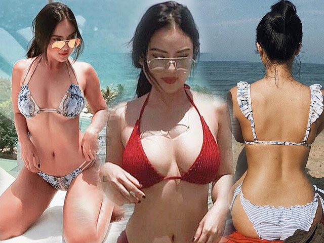 Bạn trẻ - Cuộc sống - "Bỏng mắt" với ảnh bikini của 3 mỹ nữ phòng gym