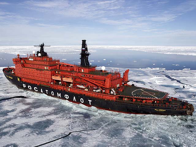 Sức mạnh tàu nguyên tử phá băng giúp Nga thống trị Bắc Cực