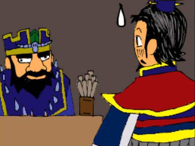 Tranh vui - Truyện tranh Tam quốc hài (6): Chân "rung" Đổng Trác