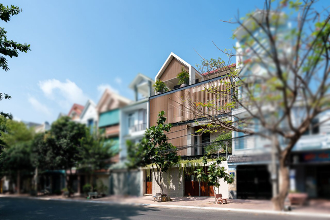 Đây là một căn nhà ống hướng Tây tọa lạc tại thành phố Vũng Tàu.