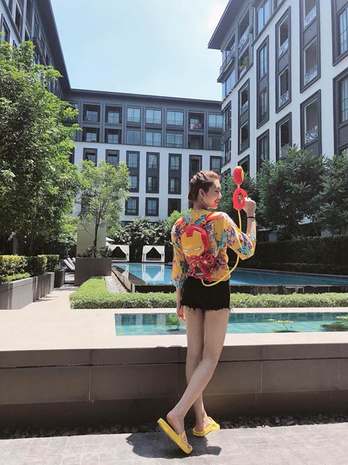 Cách phối short của á khôi phim “Gạo nếp, gạo tẻ” - 4