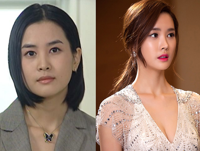 2. Lee Da Hae trông khác hoàn toàn lúc mới vào nghề nhờ gọt cằm, cắt mí, sửa mũi.&nbsp;