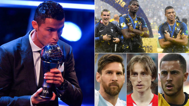 Cầu thủ hay nhất 2018: Messi yếu thế, Ronaldo lung lay ngai vàng - 1