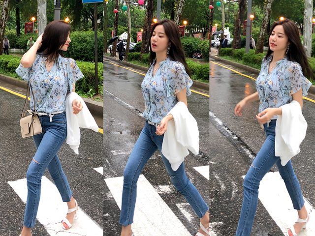 Thời trang công sở - Ngại “cưa sừng làm nghé” nhưng lại sợ già, cứ sơ mi hoa mà diện