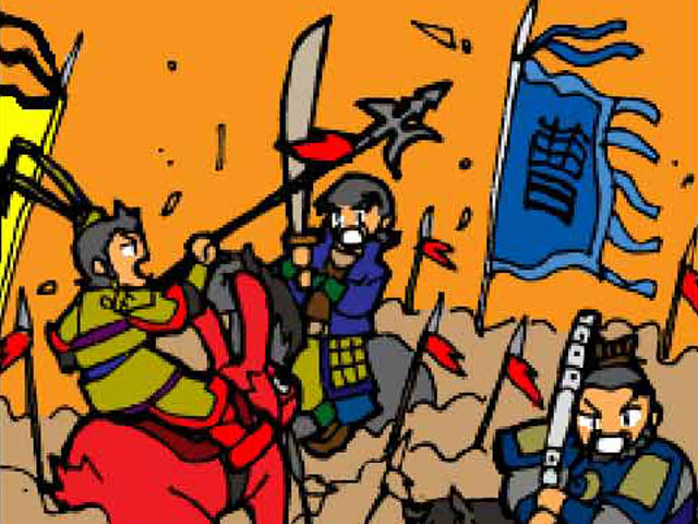 Tranh vui - Truyện tranh Tam quốc hài (11): Tôn Kiên ra võ mồm