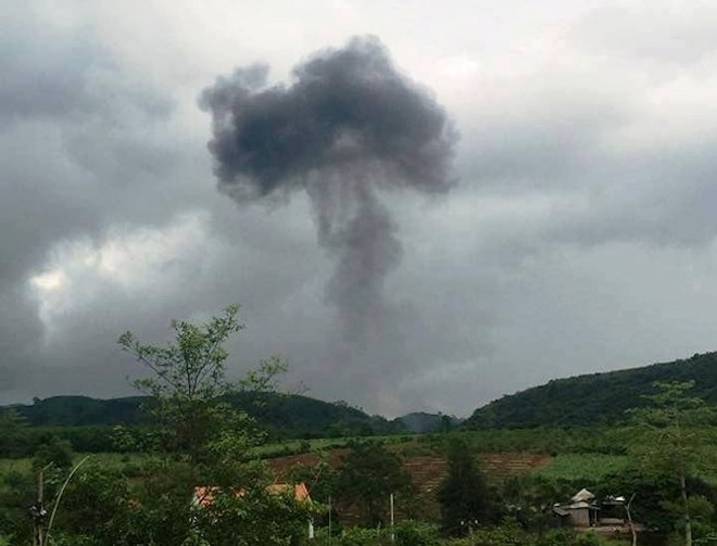 Thông tin chính thức vụ máy bay quân sự Su-22 rơi ở Nghệ An - 1