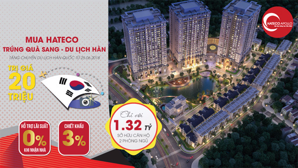 Ưu đãi khủng khi mua căn hộ Hateco Apollo Xuân Phương - 1