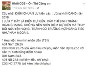 Giáo dục - du học - Sự thật về thông tin &quot;điểm chuẩn dự kiến vào các trường CAND&quot; trên mạng xã hội