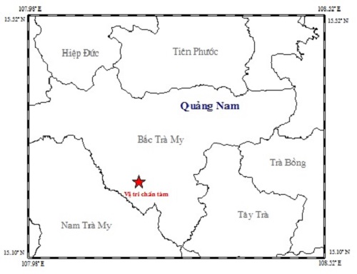 Thêm 2 trận động đất ở Quảng Nam vào rạng sáng 28/7 - 1