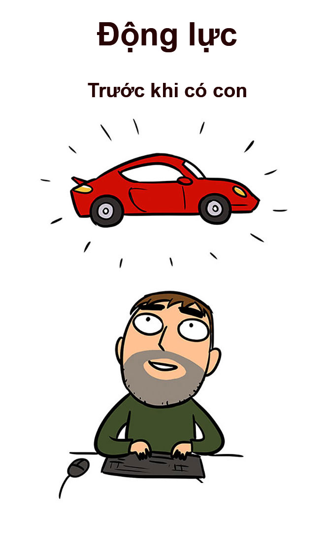 Đàn ông trước và sau khi có con khác nhau thế nào! - 6