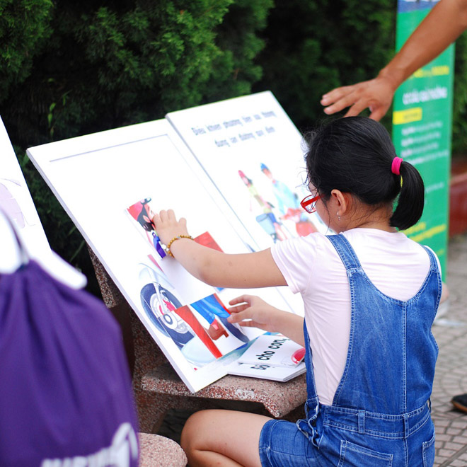 Trẻ em phố Cảng hào hứng cùng “Hè vui an toàn – Bé hiểu giao thông! - 2