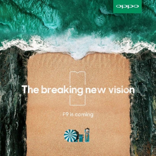 Oppo F9 tiếp tục lộ diện thông qua hai teaser mới toanh - 1