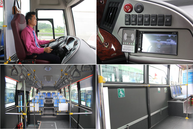 Hà Nội: Những tuyến buýt CNG, sử dụng nhiên liệu sạch đầu tiên đi vào hoạt động - 10