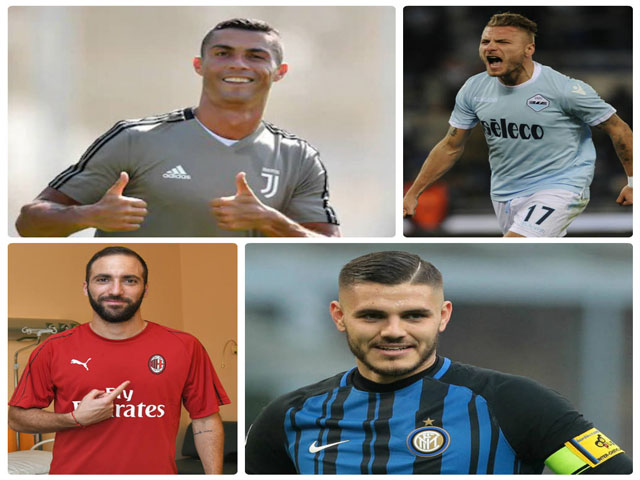 Bóng đá - Vua phá lưới Serie A 2018/19: Ngọa hổ tàng long, Ronaldo đấu 3 "sát thủ"
