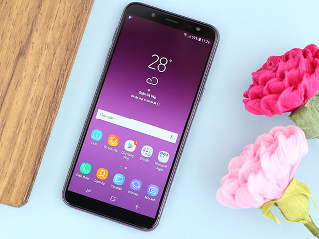 Tím lavender - Sắc màu độc quyền của Samsung Galaxy J6 64GB tại Vuivui.com