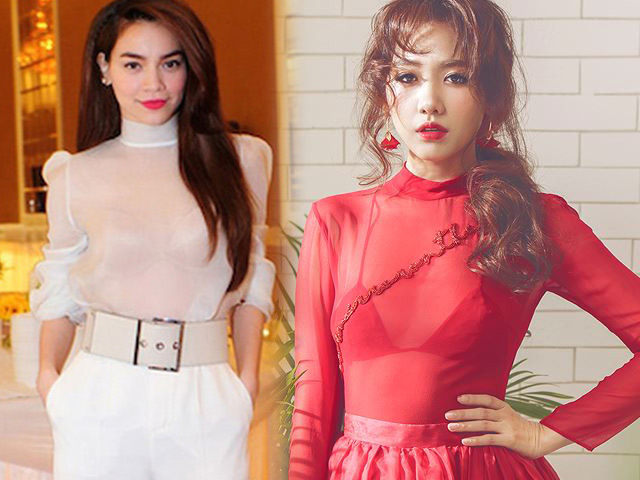 Người mẫu - Hoa hậu - Mặc nội y lộ rõ mồn một nhưng khó ai chê nổi của Hari Won, Hà Hồ...