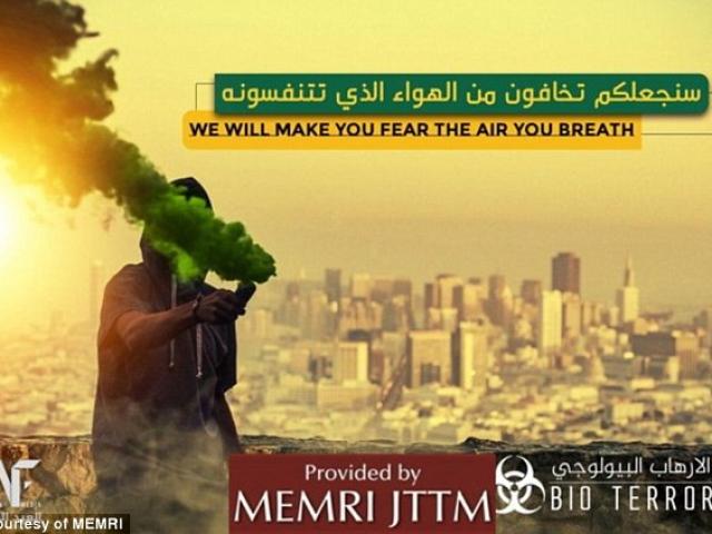 Thế giới - IS kêu gọi tấn công phương Tây, nhấn chìm TP Mỹ trong đám mây độc