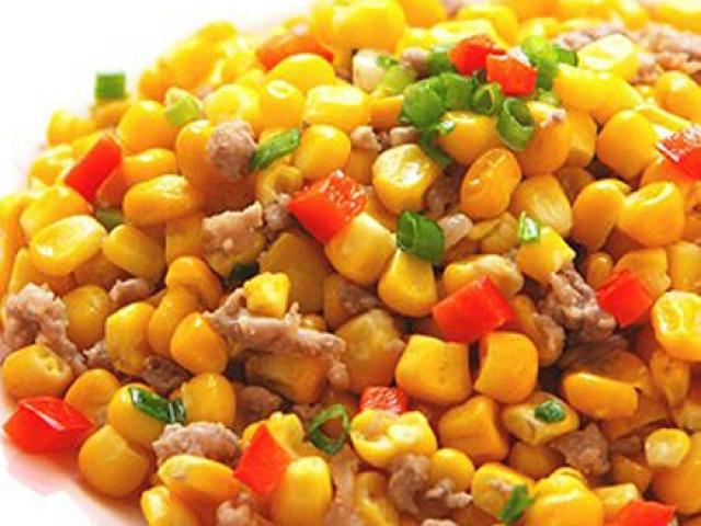 Ẩm thực - Bữa chiều thêm món ngô xào thịt đơn giản mà ngon