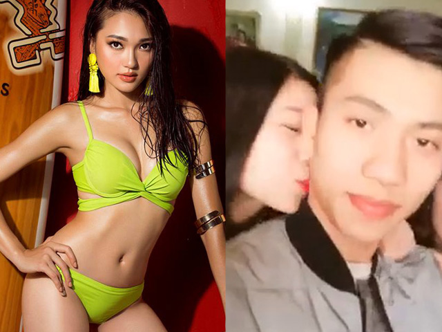 Ca nhạc - MTV - Ngọc nữ nóng bỏng được chân sút "vàng" Văn Đức cõng trên lưng là ai?