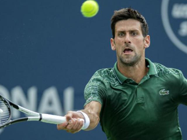 Thể thao - Djokovic thua sốc ở Rogers Cup: Nổi khùng đạp gãy đôi vợt