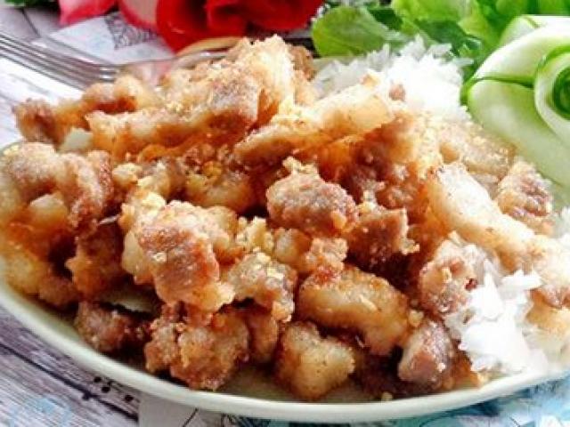 Ẩm thực - Lạ miệng với món thịt heo chiên xóc tỏi giòn rụm