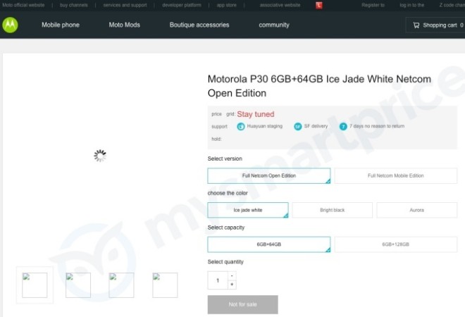 Lộ diện Motorola P30, P30 Note và P30 Play - 2