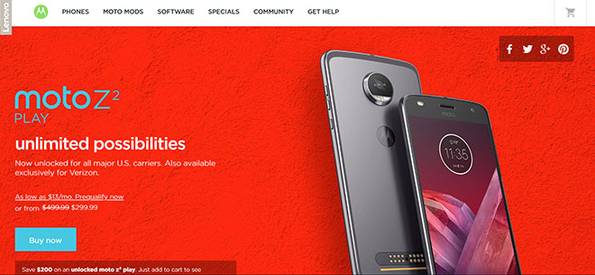 Cơ hội mua Moto Z2 Play với giá bán cực tốt, giảm gần 5 triệu đồng - 2