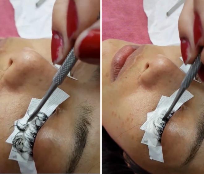 Ham rẻ, cô gái Thái Lan suýt hỏng mắt vì nối mi bằng keo dán sắt - 2