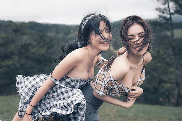 24h HOT: Á hậu tung tiếp ảnh phản cảm; vợ chồng Khánh Thi cãi vã - 2