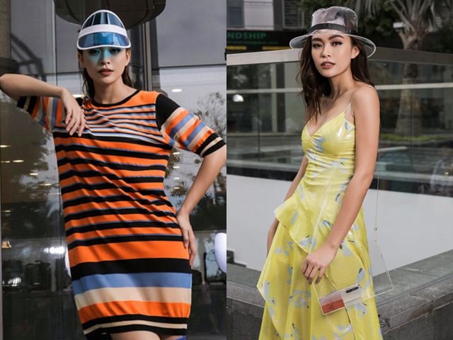 Người mẫu - Hoa hậu - Mâu Thủy lăng xê xu hướng phụ kiện trong suốt hot nhất 2018 này