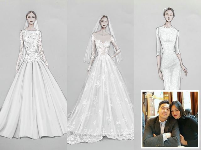 Hé lộ 3 chiếc váy cưới của Á quân Next Top đầu tiên Tuyết Lan