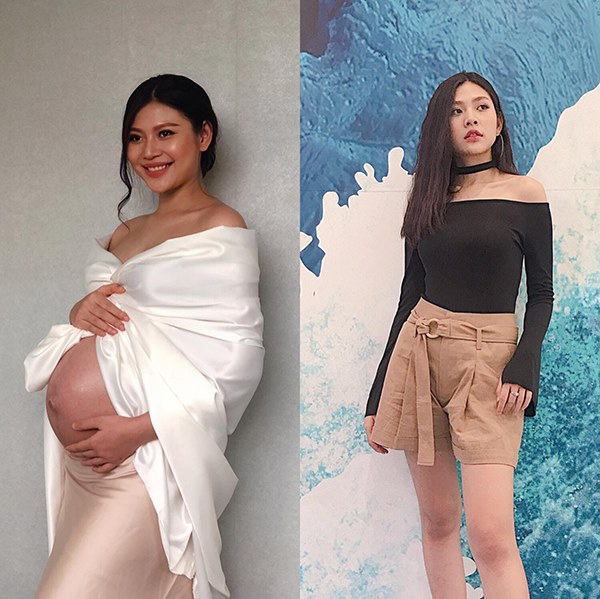 2 tháng sau sinh, Chúng Huyền Thanh &#34;đánh bay&#34; 16kg mỡ thừa - 1