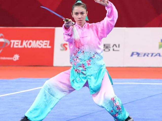 ASIAD: Người đẹp wushu múa kiếm, Khánh Ly trượt huy chương tiếc nuối