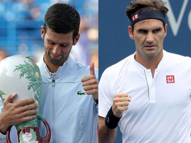 Bảng xếp hạng tennis 20/8: Djokovic ”bay cao”, Federer tiến gần Nadal