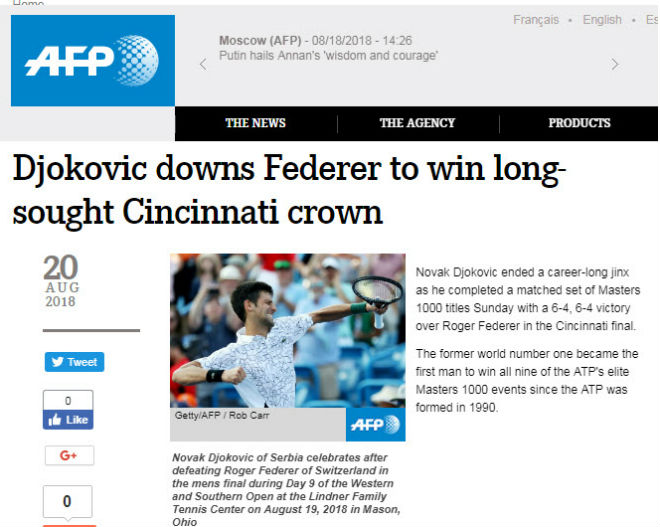 Djokovic vô địch Cincinnati: Báo chí nể phục khen Nole quá mạnh so với Federer - 5