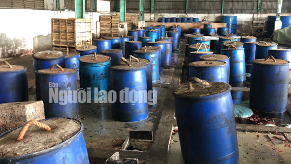 Cận cảnh cơ sở ớt ngâm với muối có lẫn côn trùng ở Sài Gòn - 3