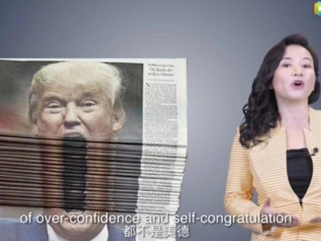 TQ: Truyền hình tung video ”cảm ơn” ông Trump vì cuộc chiến thương mại