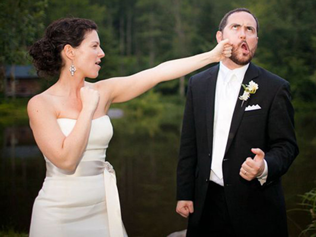 Tranh vui - Khoảnh khắc buồn cười "khó quên" trong các đám cưới