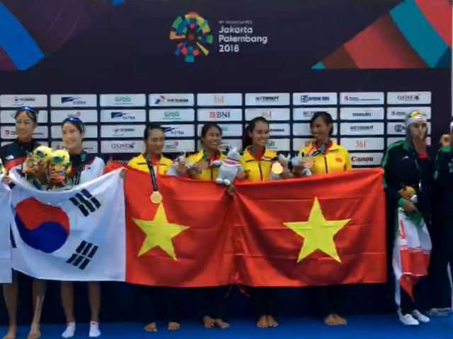 Trực tiếp kỳ tích Rowing Việt Nam đoạt huy chương vàng đầu tiên ASIAD 2018