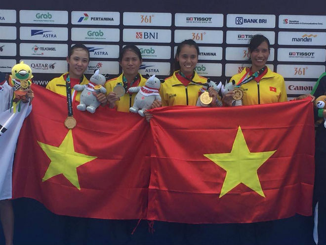 Kỳ tích Rowing Việt Nam đoạt huy chương vàng đầu tiên ASIAD 2018 - 1
