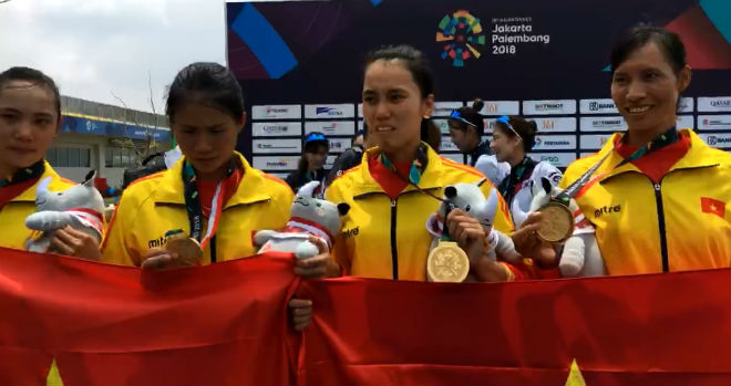 Trực tiếp kỳ tích Rowing Việt Nam đoạt huy chương vàng đầu tiên ASIAD 2018 - 11