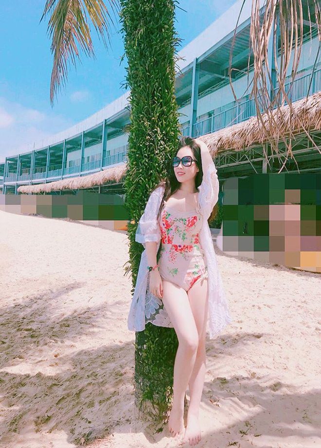 "Bà Tưng màn ảnh" gây choáng với clip khoe vòng 1 khi đi bơi - 6