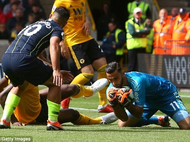Bóng đá - Chi tiết Wolverhampton – Man City: Aguero quá đen (KT)